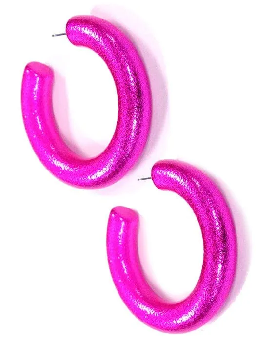 KE8563 Dory C Shape Hoop Earrings