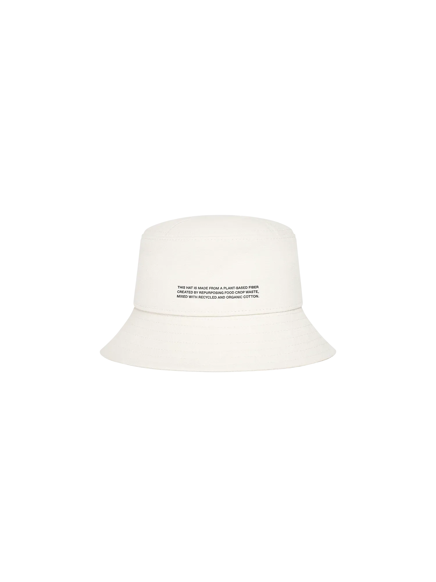 Kids Oilseed Hemp Canvas Bucket Hat—ecru ivory