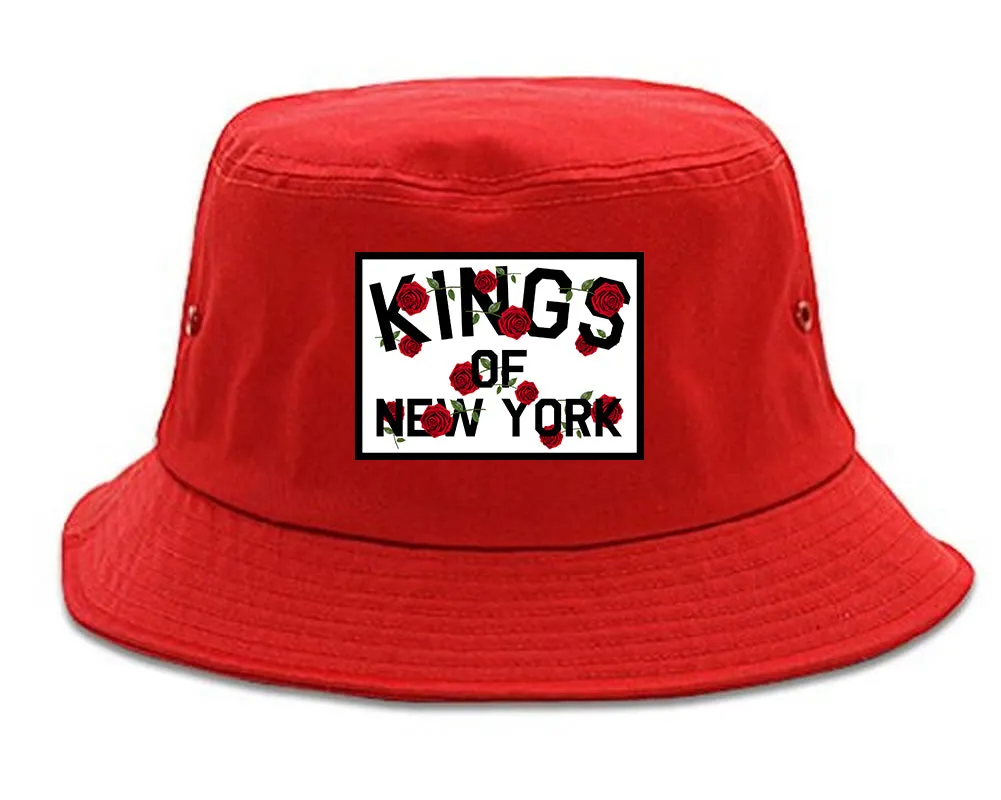 Kings Of New York Rose Garland Bucket Hat