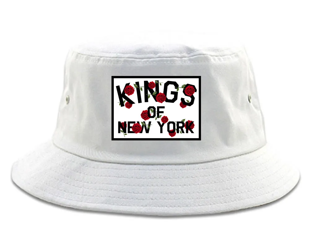 Kings Of New York Rose Garland Bucket Hat