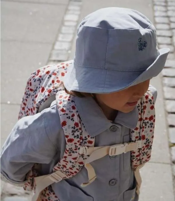 Konges Slojd Organic Cotton Bucket Hat MON, Rose Smoke