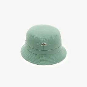 Lacoste Unisex Organic Cotton Bucket Hat Ash Tree RK2056 KX5