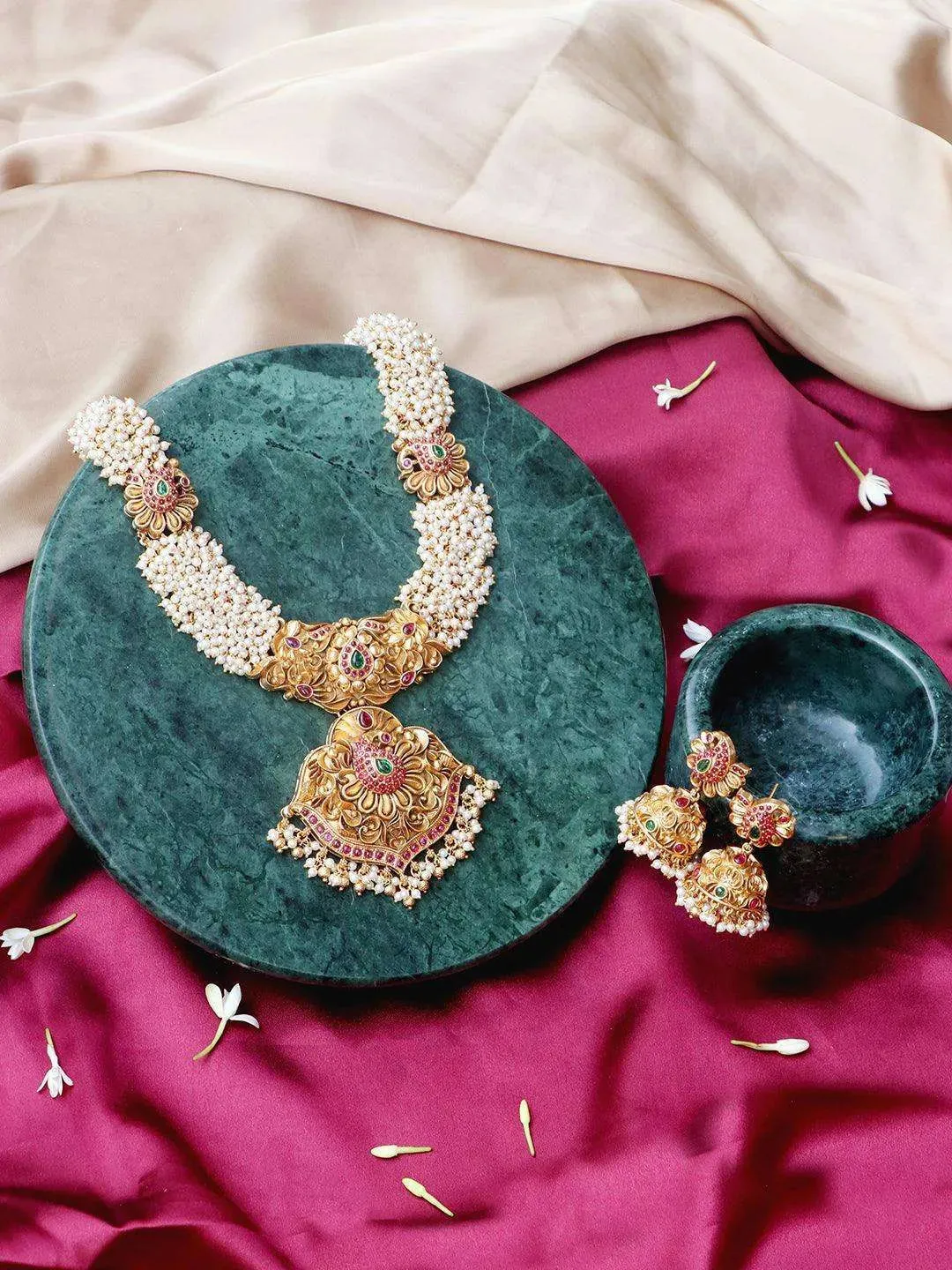 Lakshmi Gutta Pusalu Haram Jewellery Set