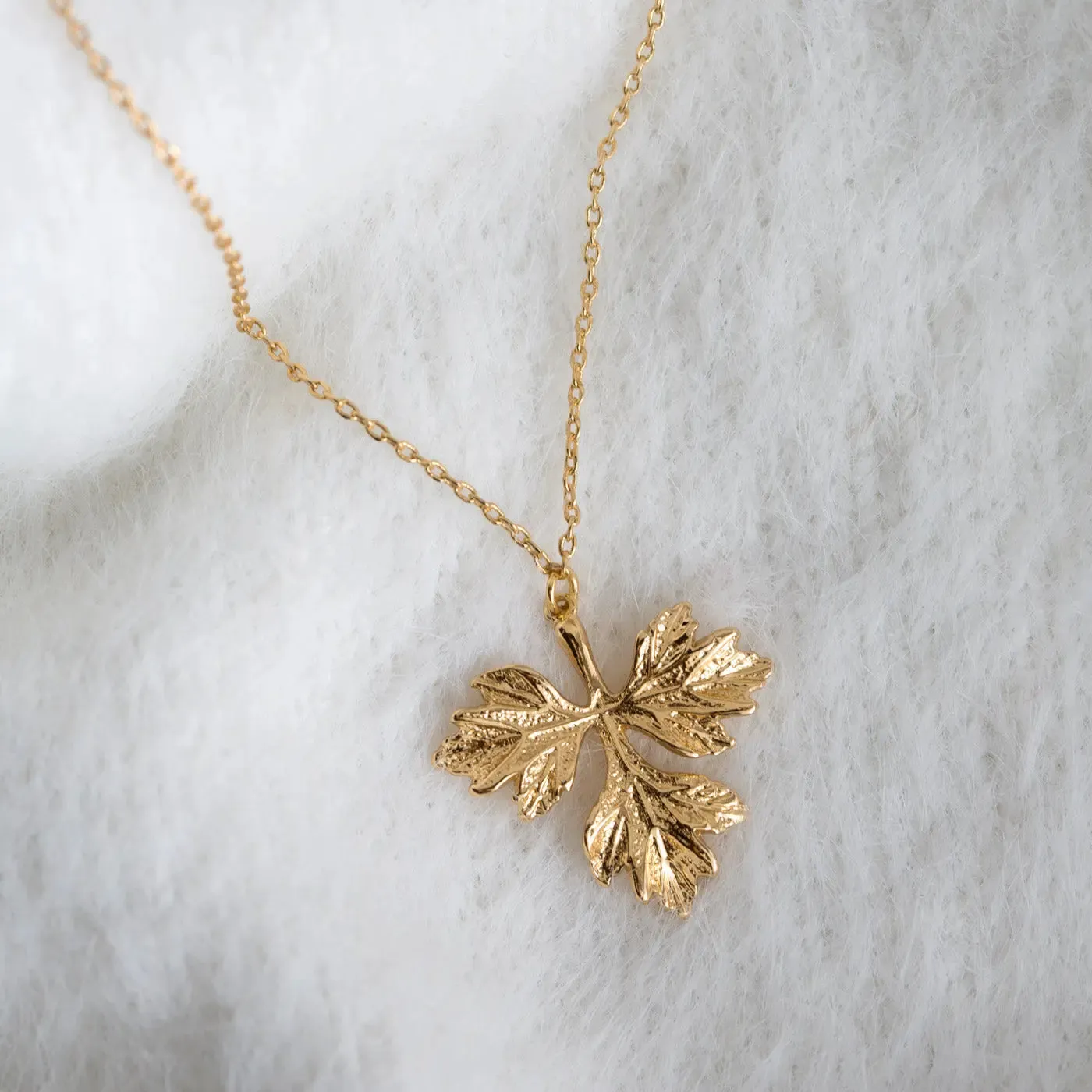 Large Leaf Necklace