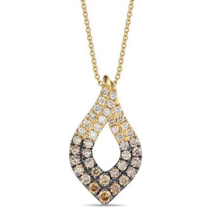 Le Vian Pendant featuring Ombré Chocolate Diamonds in 14K Honey Gold