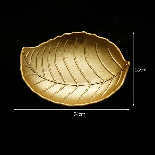 Leaf Serving Dish | Jewellery Tray | Organizer Tray | Décor Tray