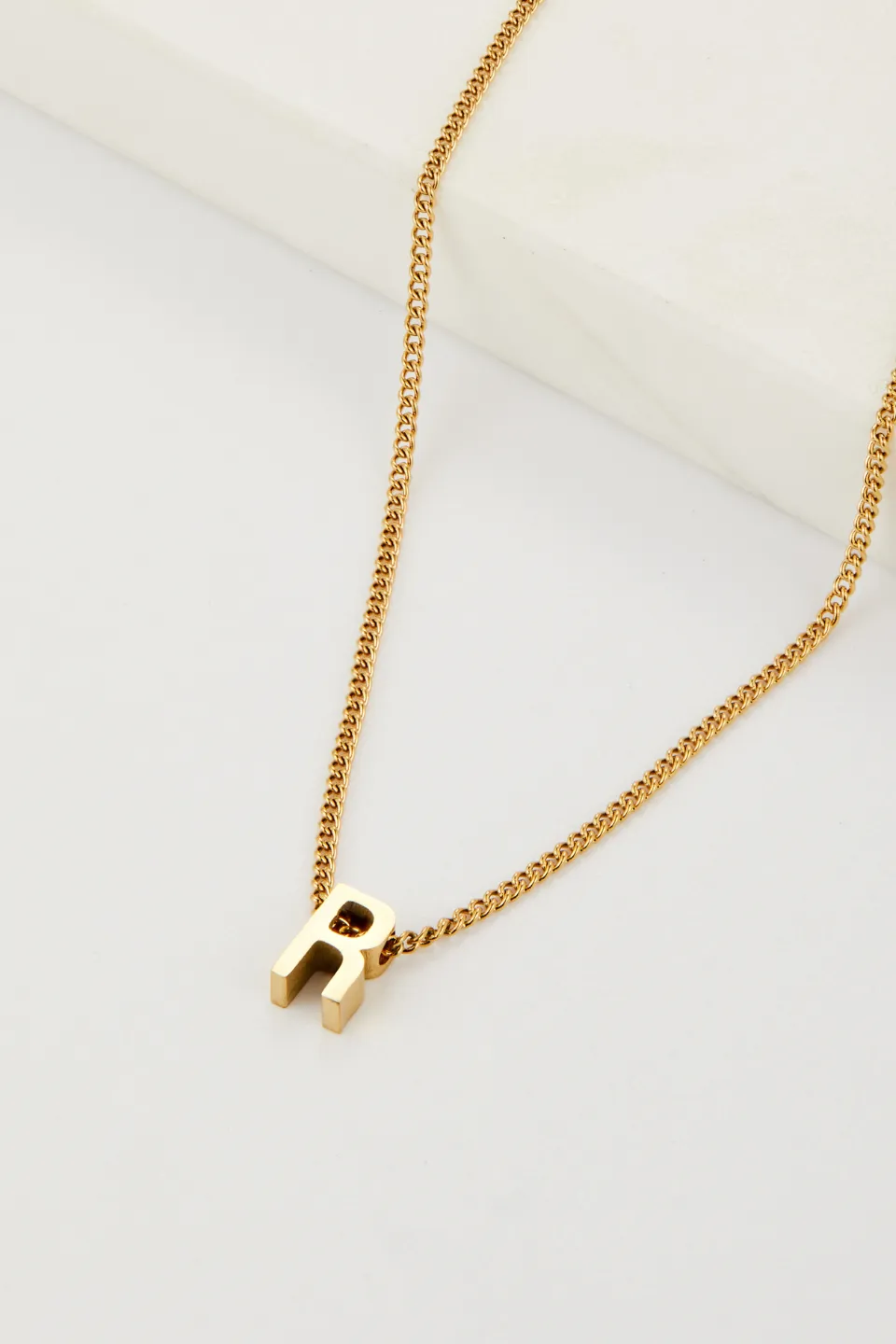 Letter Necklace R