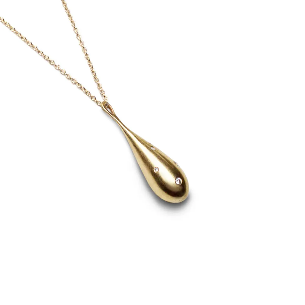 LGF DROP PENDANT - 14k Yellow Gold (M)