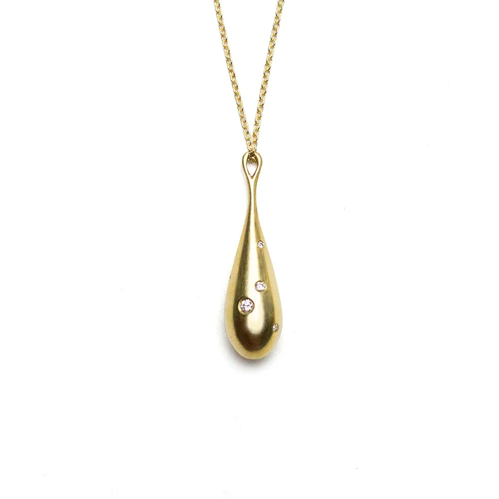 LGF DROP PENDANT - 14k Yellow Gold (M)