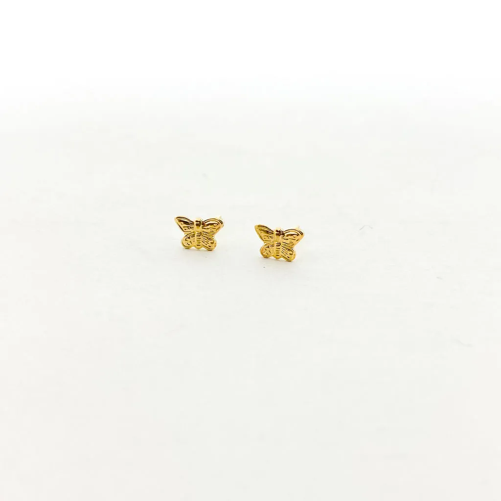 Mini Butterfly Stud Earrings