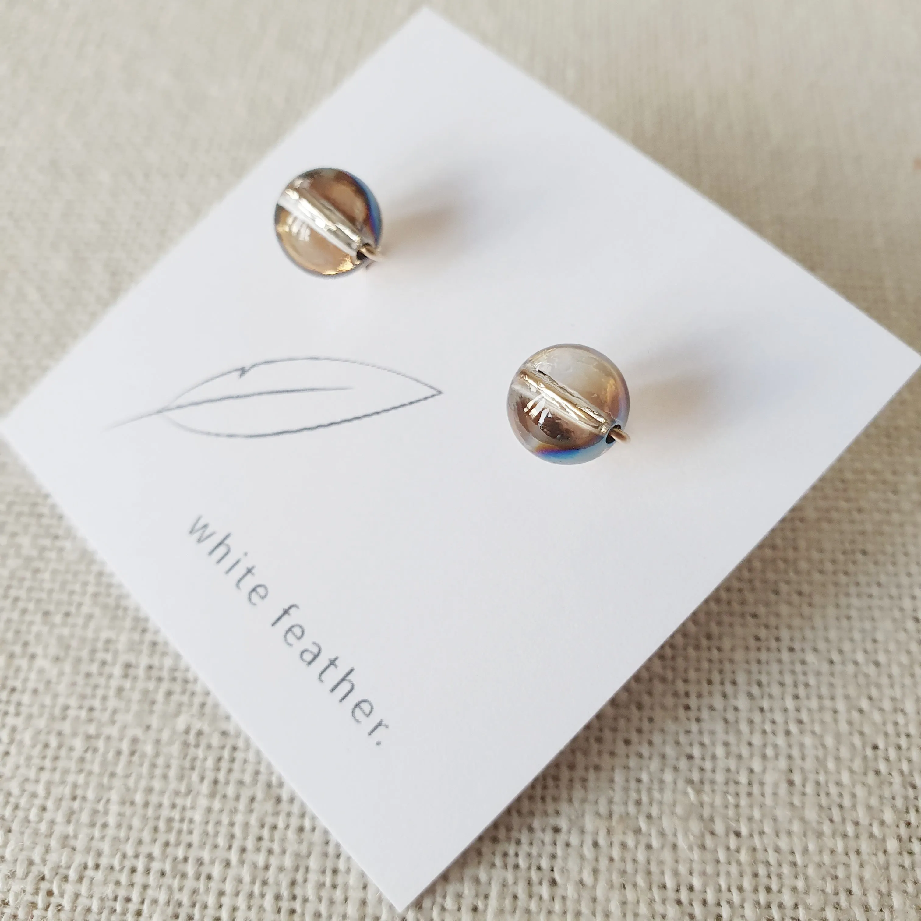 Mireya Earstuds Basic / Smoky Champagne