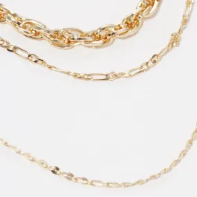 Mixed Chain Layered Necklace