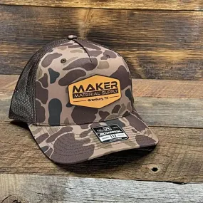 MMS Trucker Hat w/ adjustable snapback- DUCK CAMO