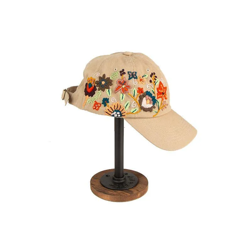 MS4175 - Embroidered Baseball Cap - Floral - SAMPLE