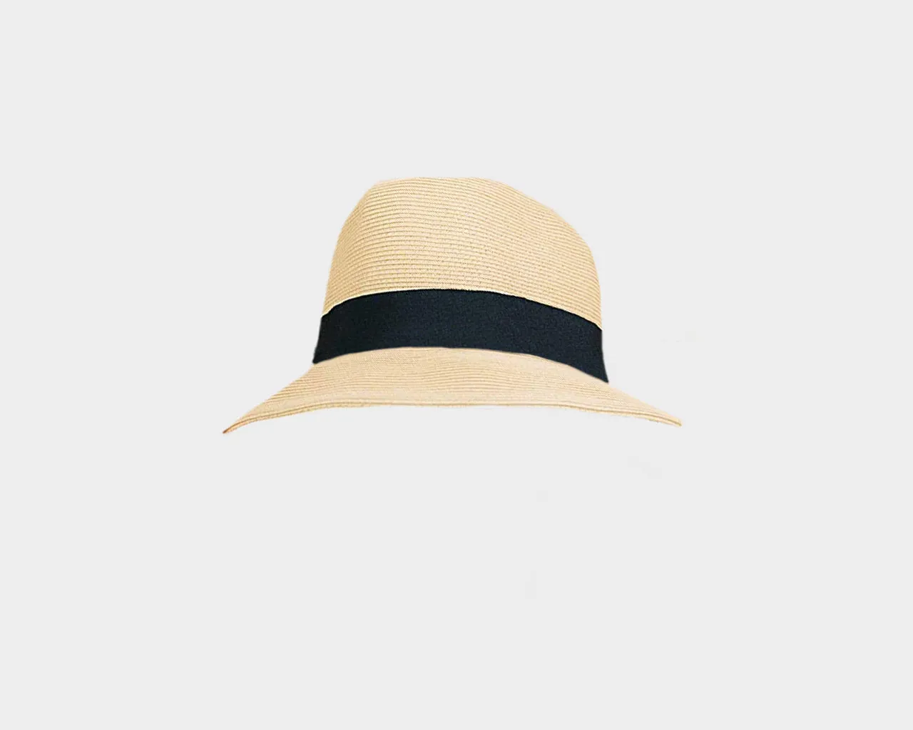 Natural Tan Monaco Hat Cloche Fedora Style Hat - The St.Barth