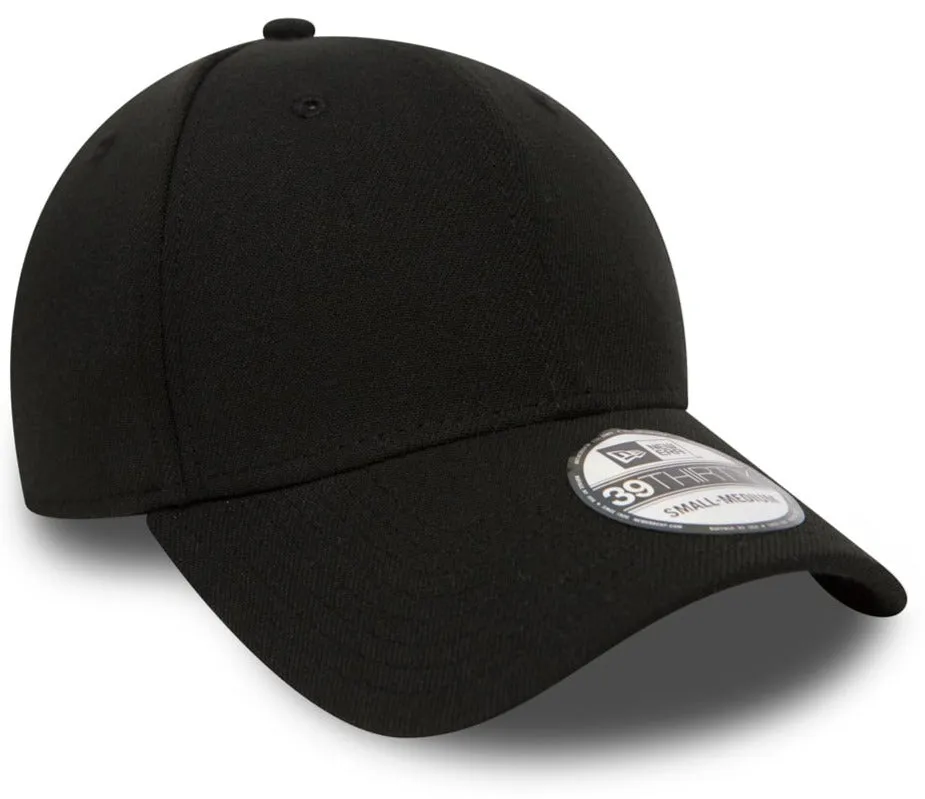 New Era 39Thirty Basic Stretch Fit Black Baseball Cap