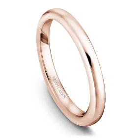 Noam Carver Plain Wedding Band in Rose Gold