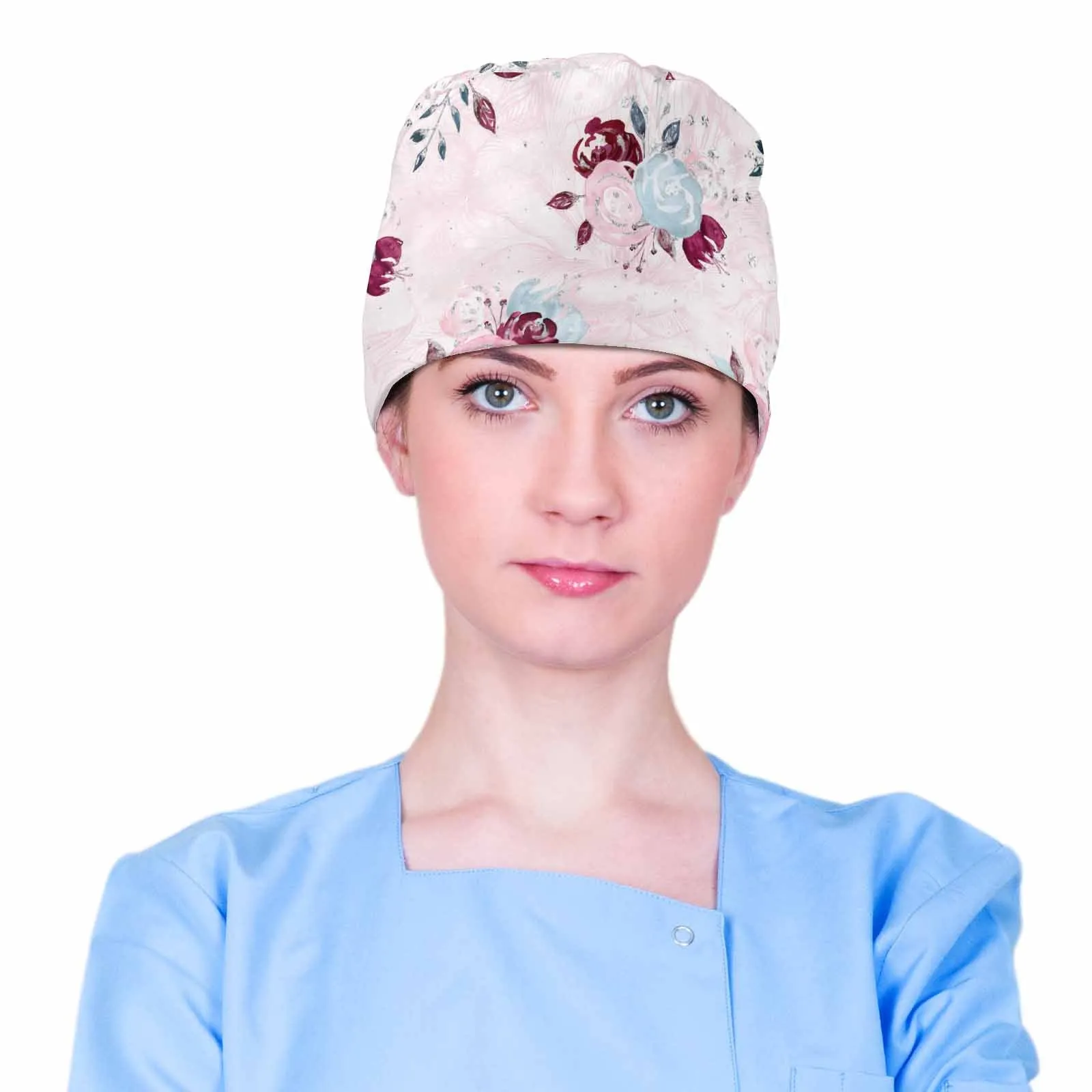 Nurse Scrub Cap Its all Roses  Scrub Cap