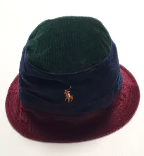 NWT POLO RALPH LAUREN CORDUROY BUCKET HAT