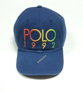 Nwt Polo Ralph Lauren Navy 1992 Adjustable Strap Back Hat