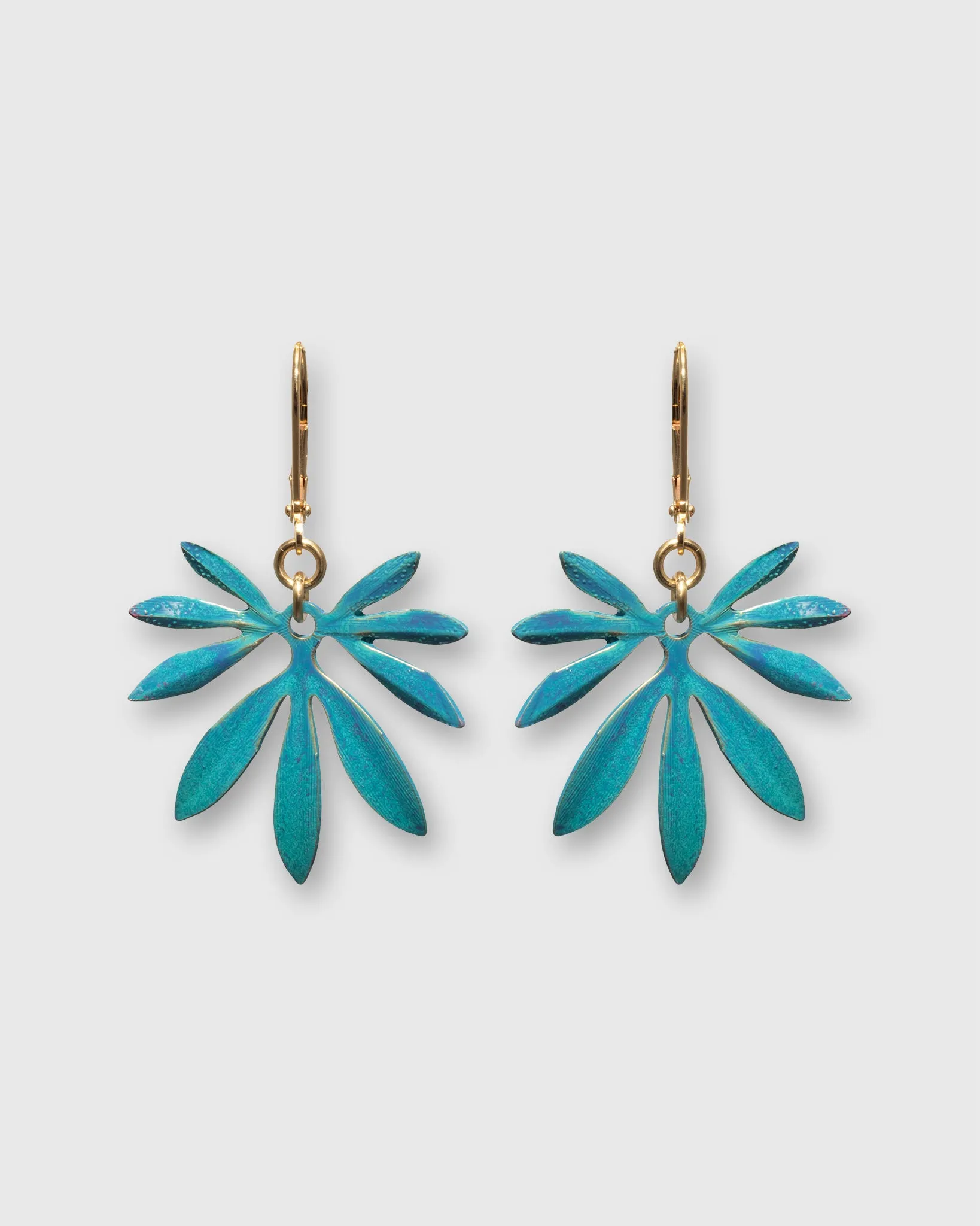 Ocean Bambu Earrings in Blue/Green