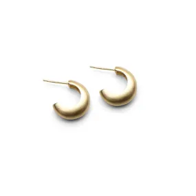 Olivia Shih LGF Hoop Studs - 14k Yellow Gold (S)