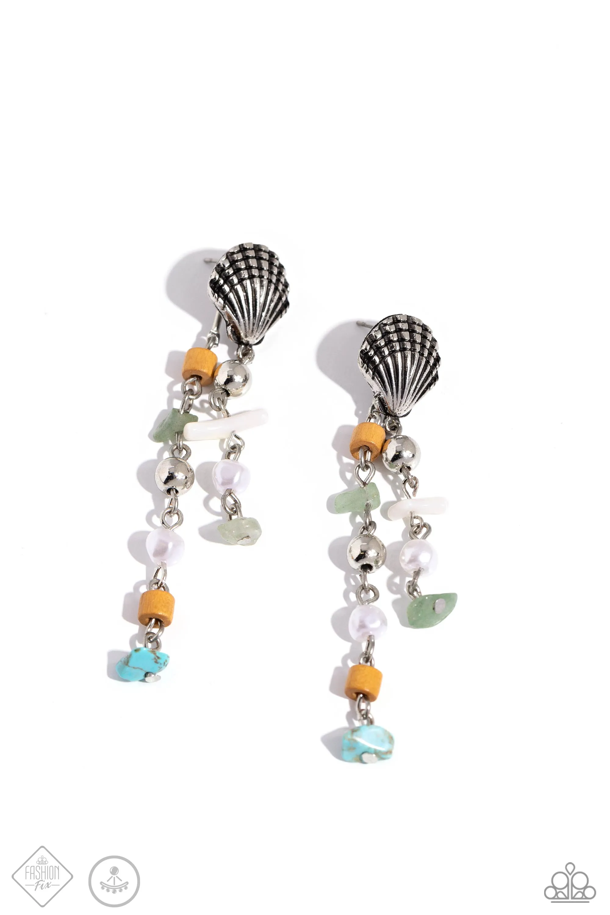 Open Door Jewelry - Coastline Collection - Multi Post Earrings - Paparazzi Accessories