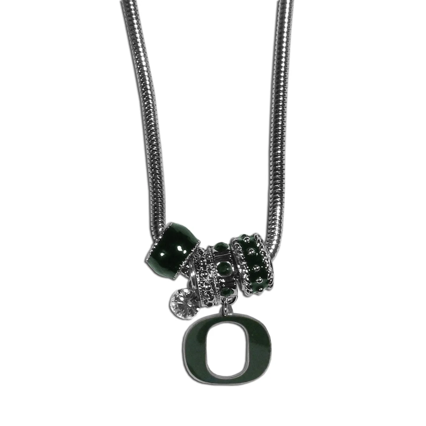 Oregon Ducks Euro Bead Necklace