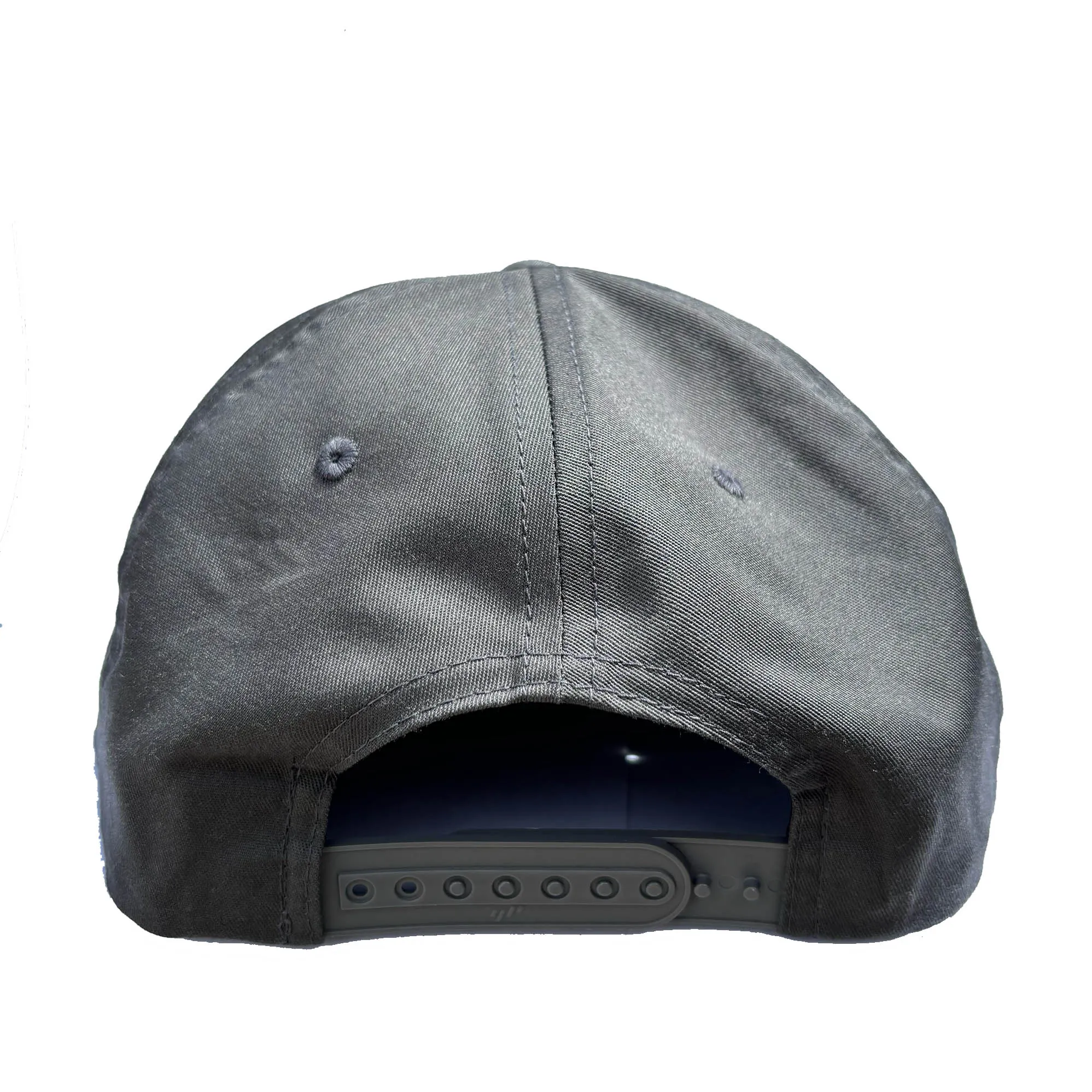 P Logo Snapback Shop Cap - Charcoal