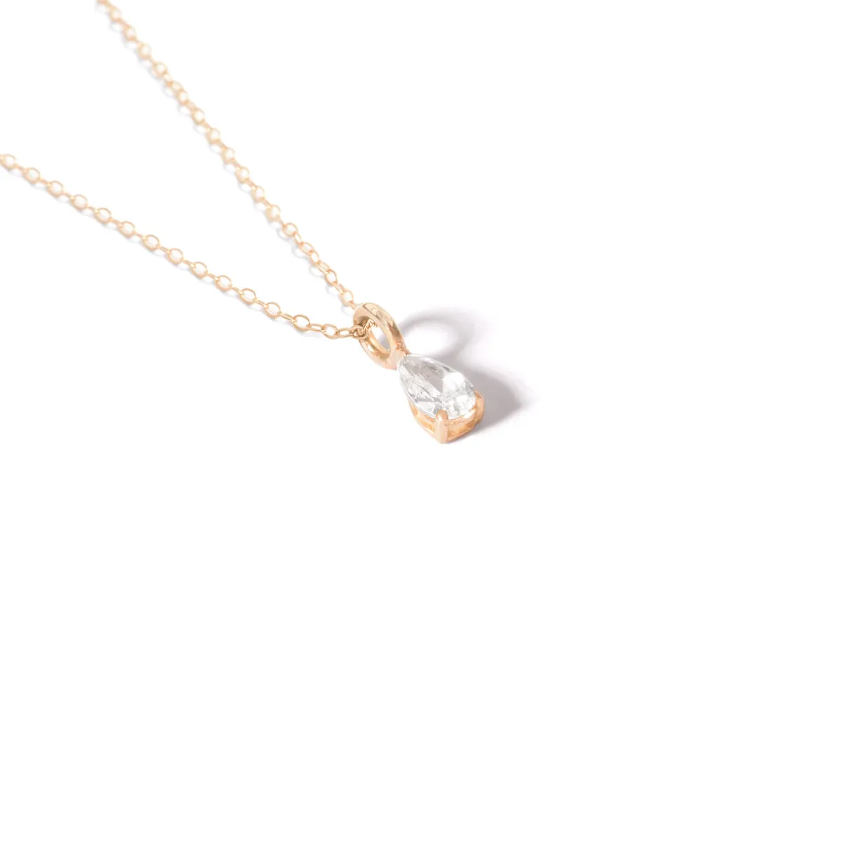 Pear Diamond Necklace