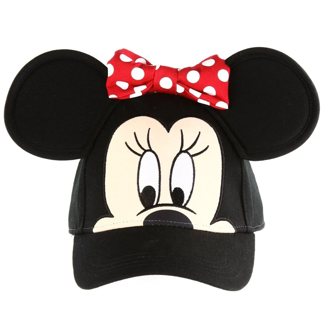 Personalized Disney Kid's Baseball Cap with 3D Ears - Minnie Mouse