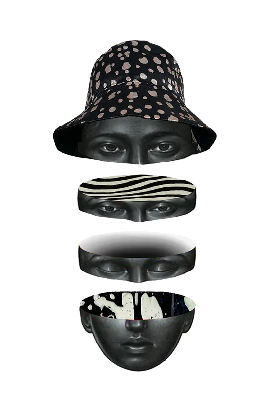 Phantasmagoria reversible bucket hat