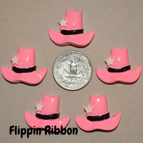 Pink Cowgirl Hat Resins