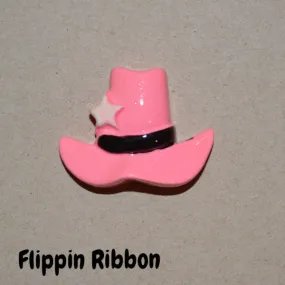 Pink Cowgirl Hat Resins