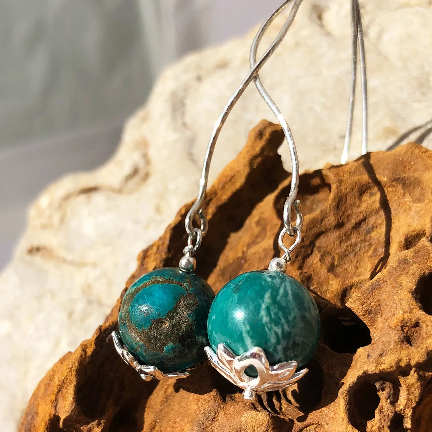 Precious Stone Earrings