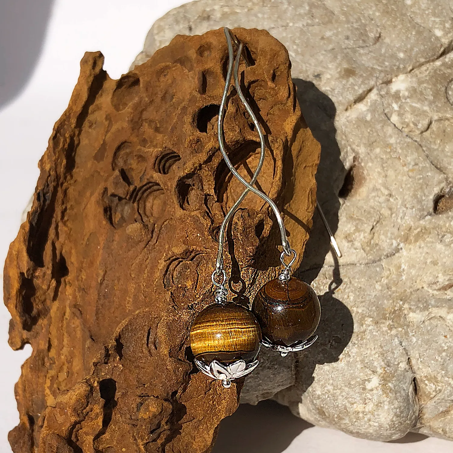 Precious Stone Earrings