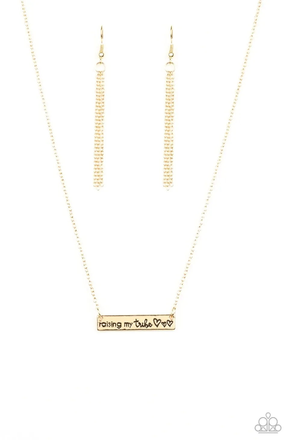 Raising My Tribe - Gold Necklace - Paparazzi Accessories