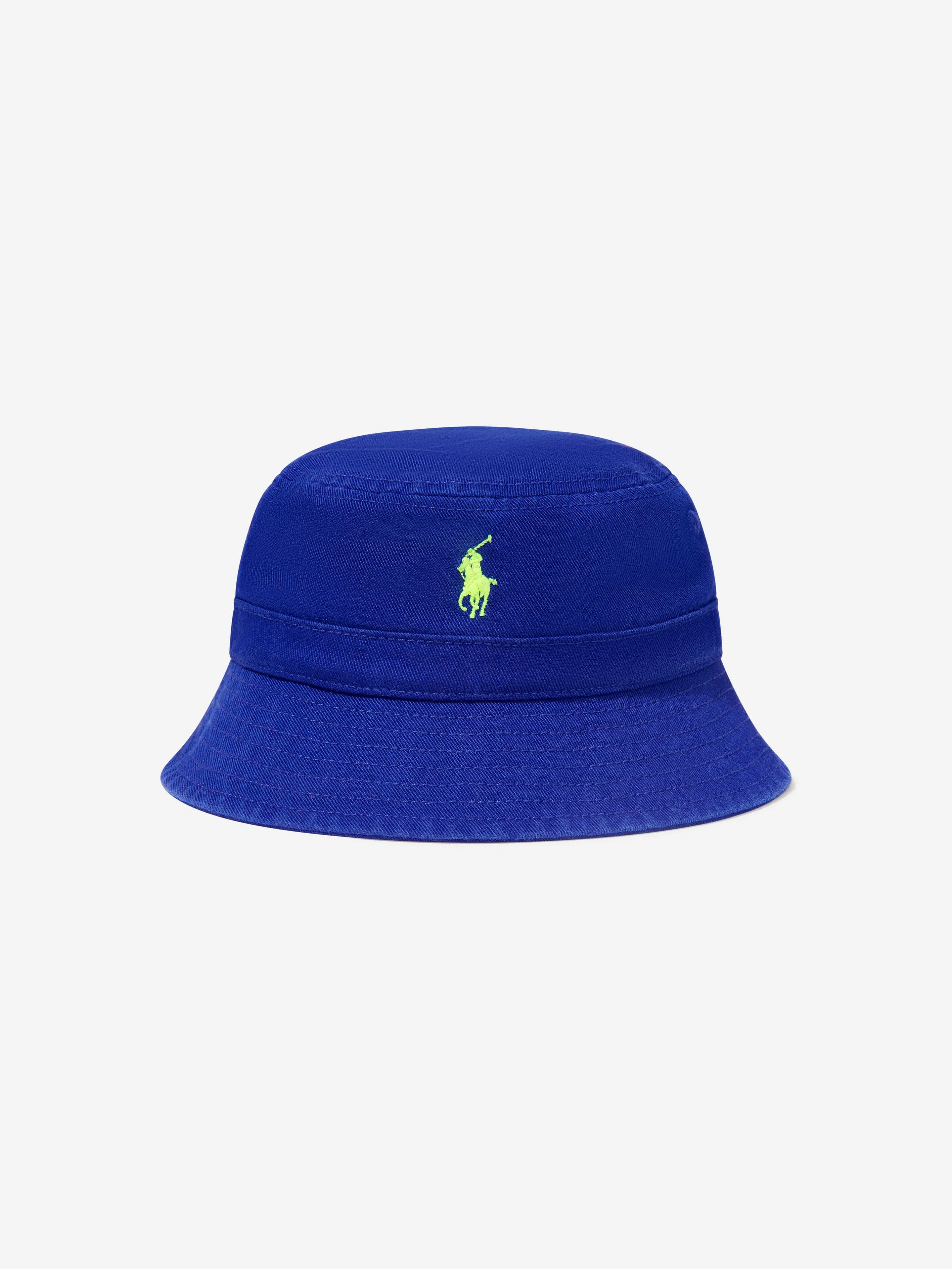 Ralph Lauren Baby Logo Bucket Hat in Blue