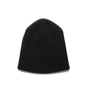 Rib Stitch Cuffless Beanie