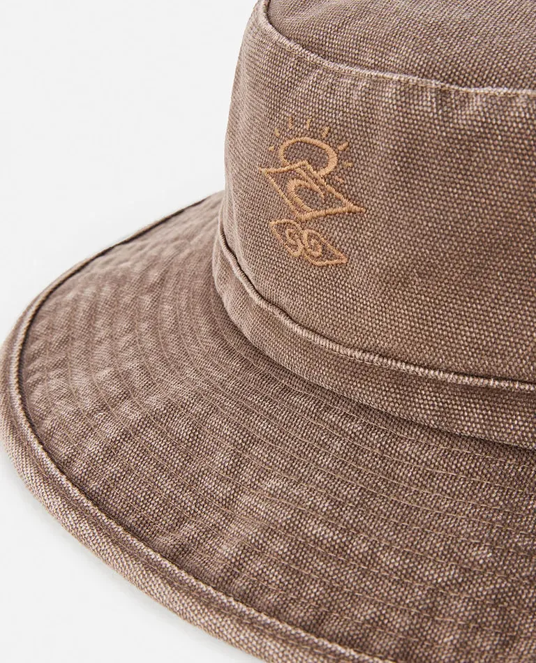 Ripcurl Searchers Mid Brim Hat - Chocolate