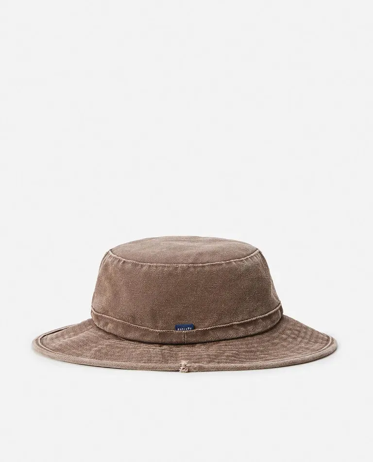 Ripcurl Searchers Mid Brim Hat - Chocolate