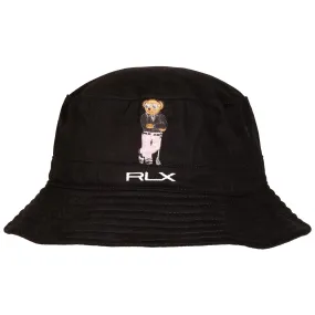 RL Bear Logo Bucket Hat Black - SS24