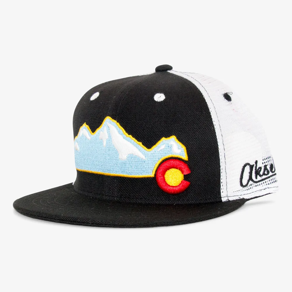 Rocky Mountain Colorado Flatbill Snapback Hat