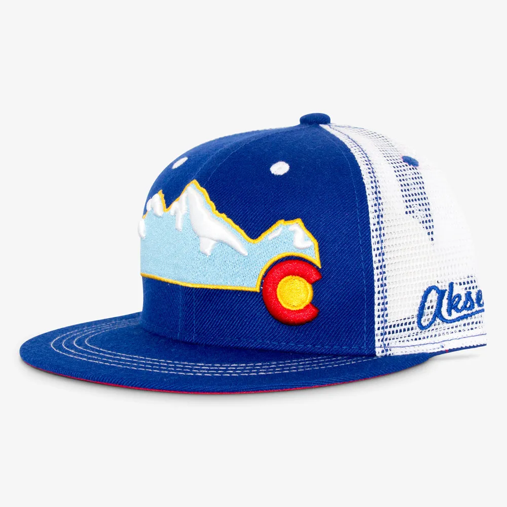 Rocky Mountain Colorado Flatbill Snapback Hat