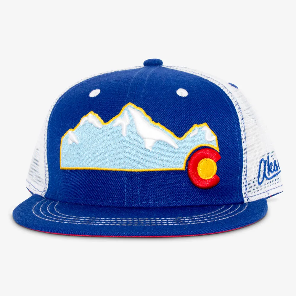 Rocky Mountain Colorado Flatbill Snapback Hat