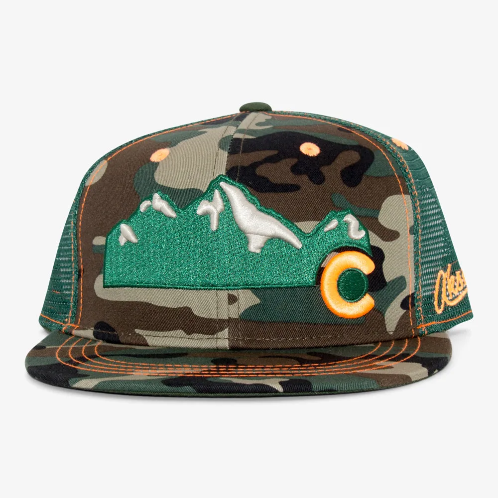 Rocky Mountain Colorado Flatbill Snapback Hat