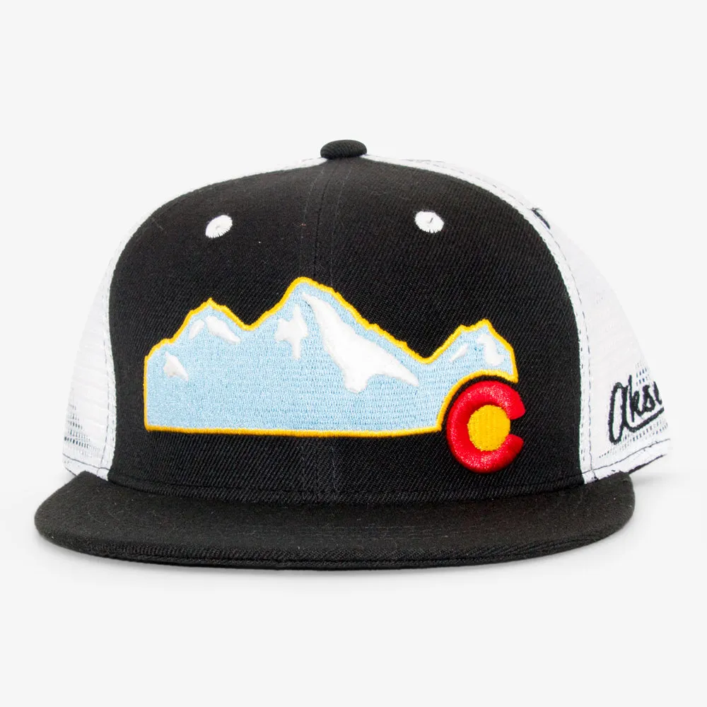 Rocky Mountain Colorado Flatbill Snapback Hat