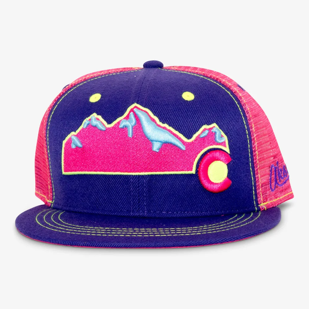 Rocky Mountain Colorado Flatbill Snapback Hat