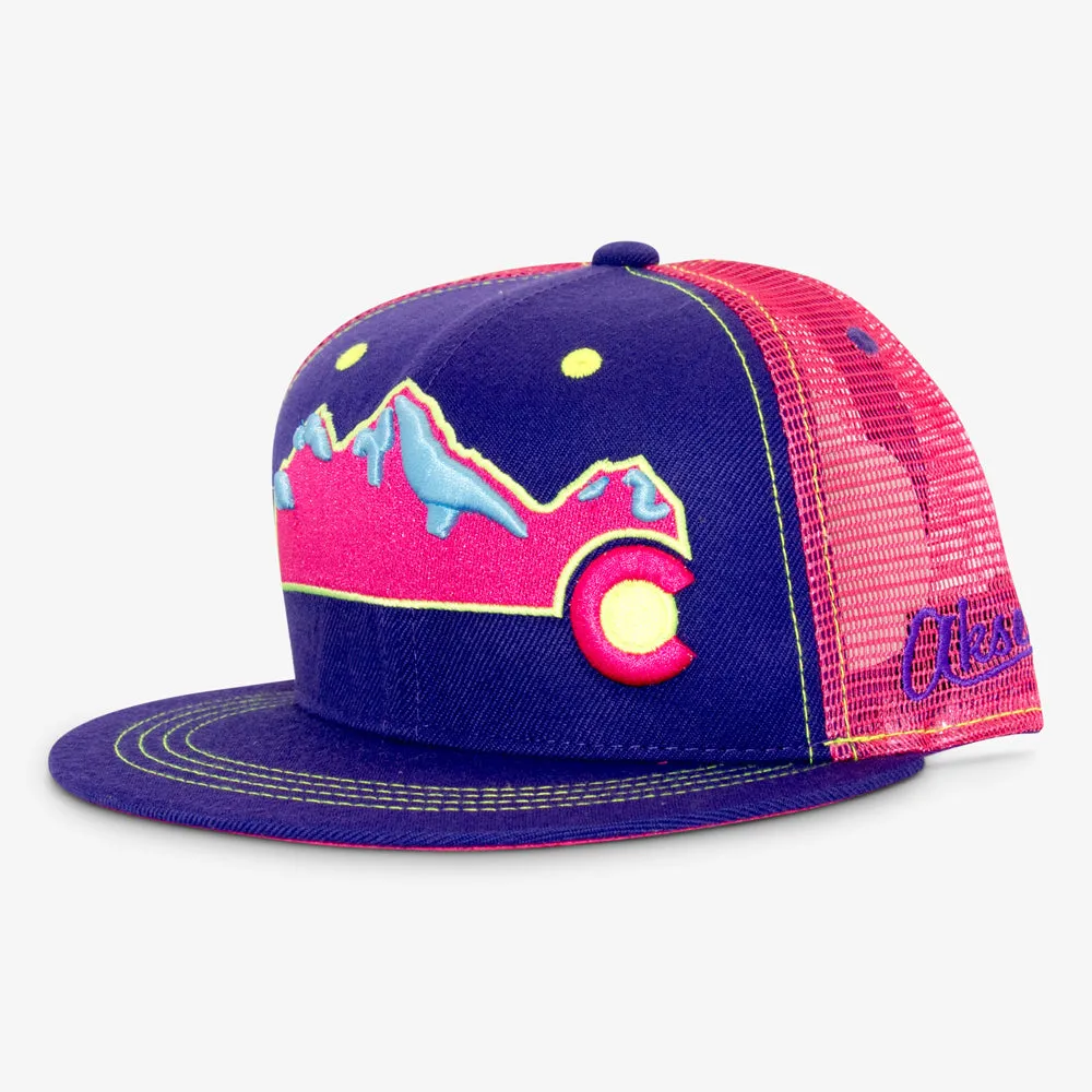 Rocky Mountain Colorado Flatbill Snapback Hat