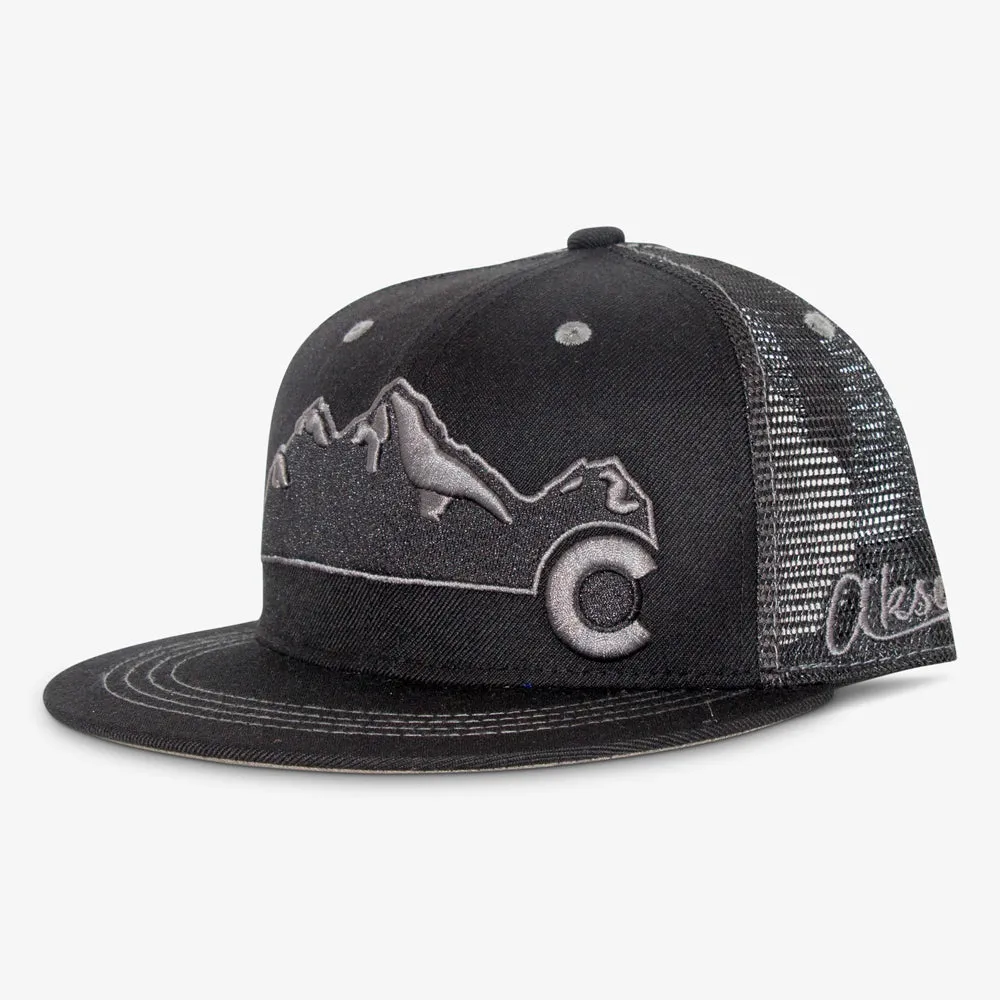 Rocky Mountain Colorado Flatbill Snapback Hat